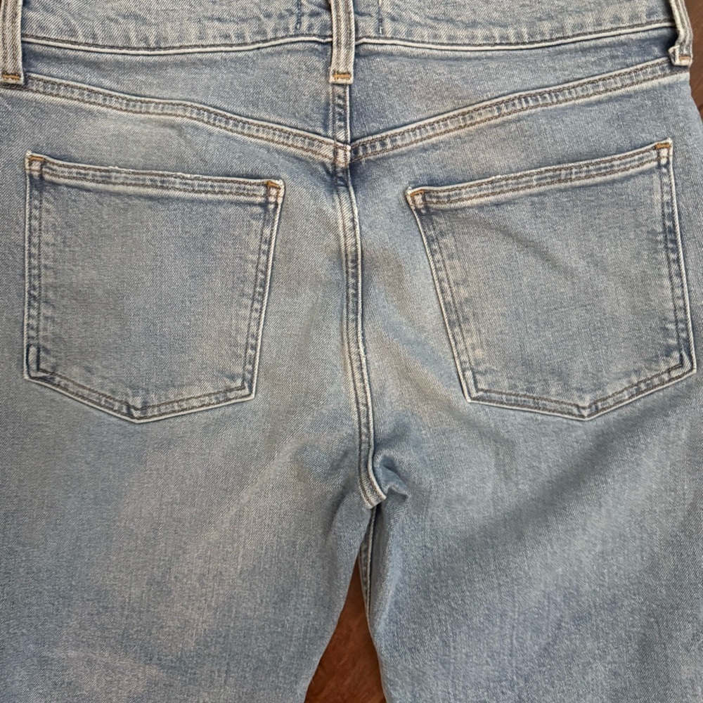 Agolde Women's 28 Willow Mid Rise Slim Crop Jean Denim Classic Straight Stretch - Picture 9 of 13